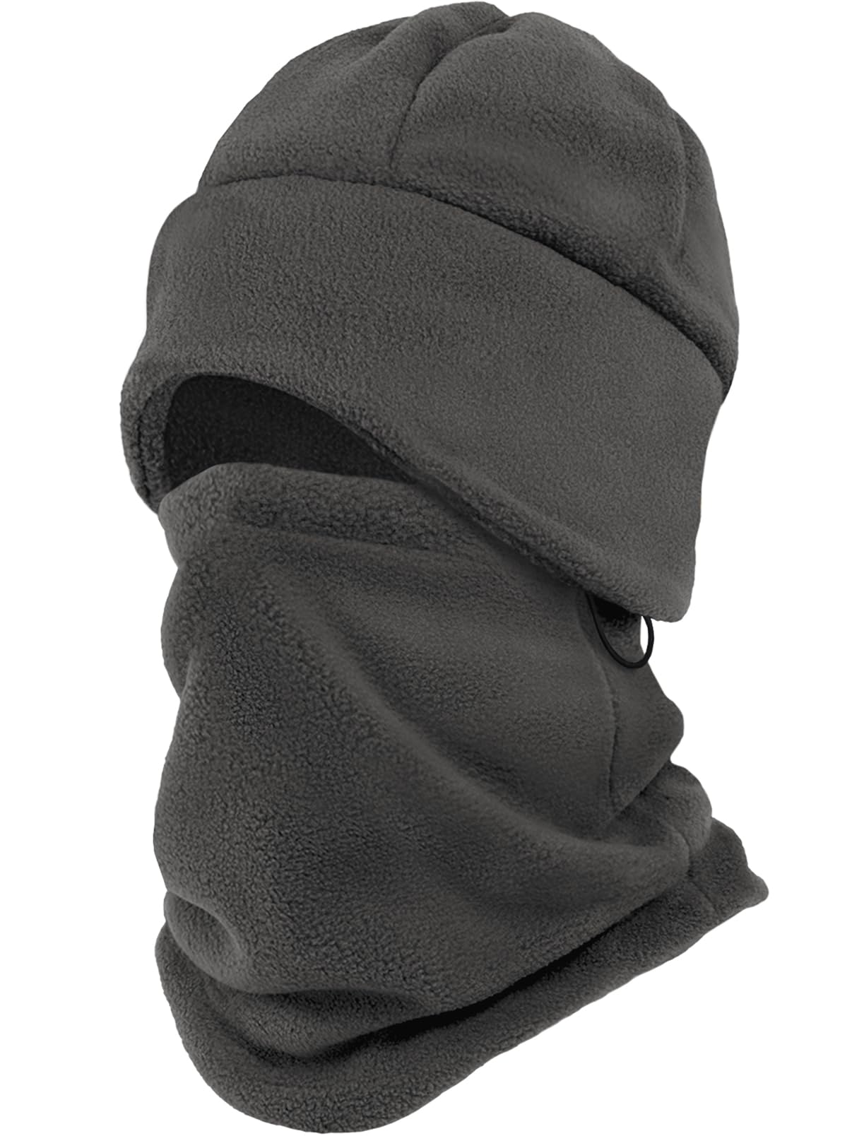 Winter Beanie Hat Scarf Set with Ear Flaps for Men Women Knit Fleece Lined Skull Cap Windproof Neck Warmer Gaiter
